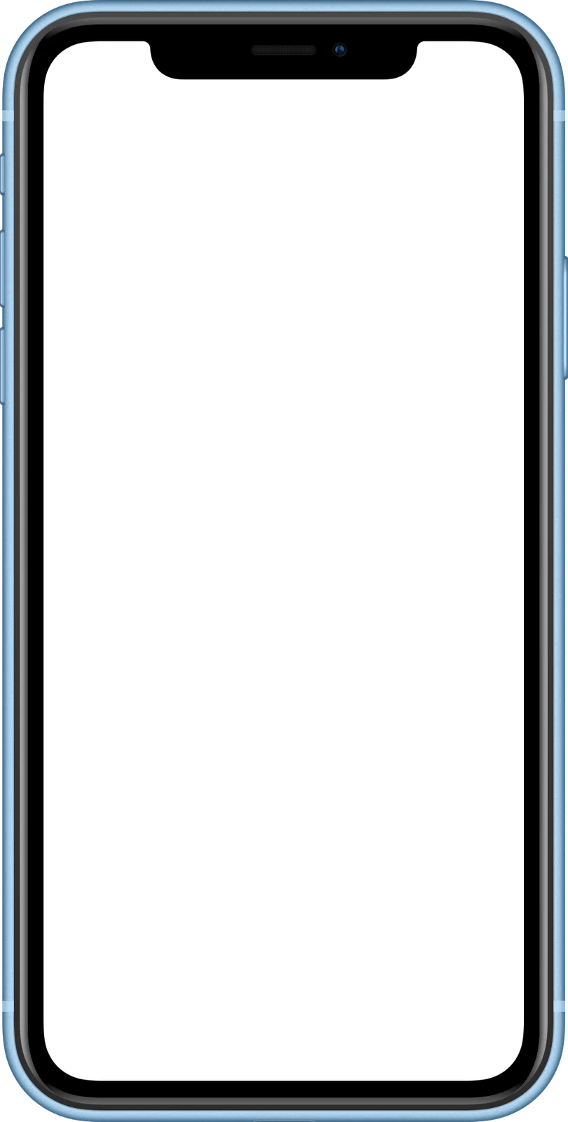 Apple iPhone XR mockup frame