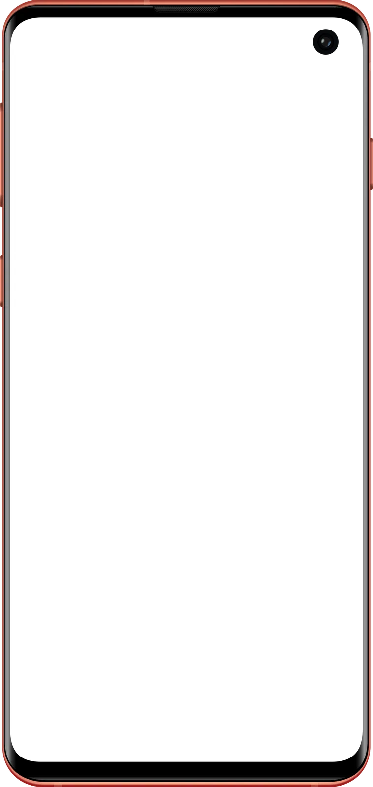 Samsung Galaxy S10 mockup frame