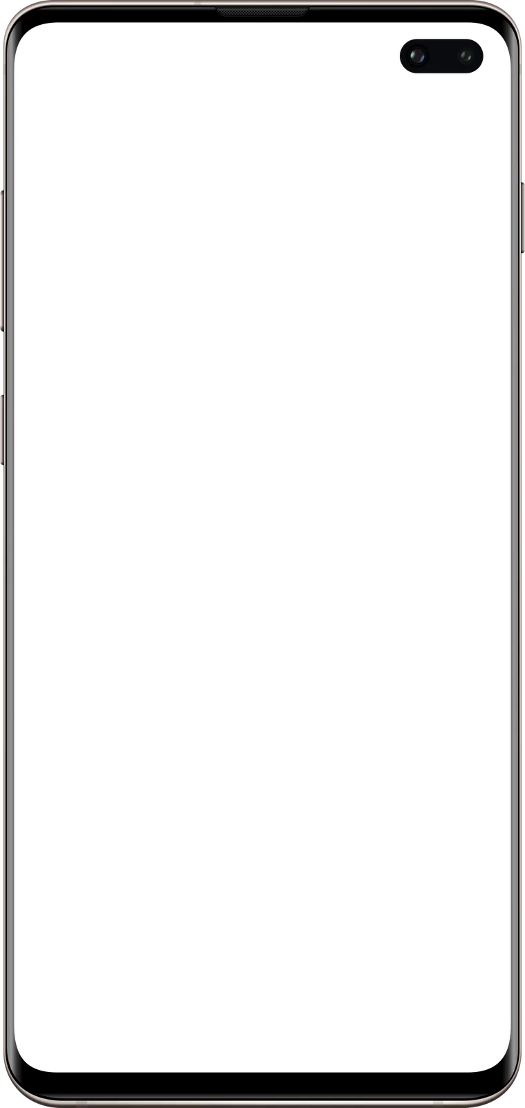 Samsung Galaxy S10+ mockup frame