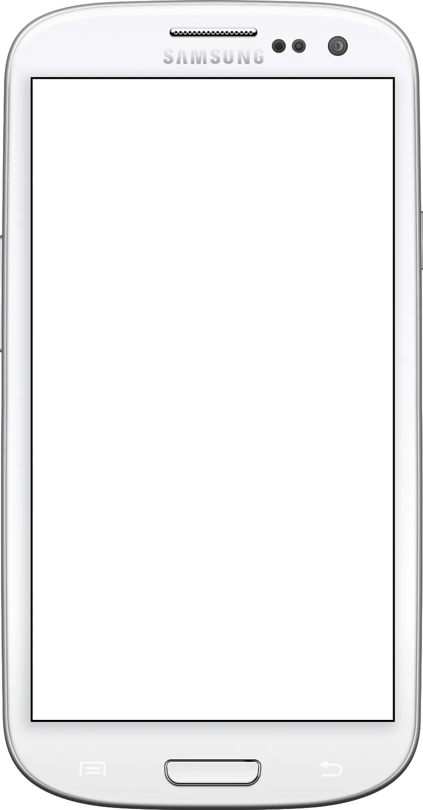 Samsung Galaxy S3 mockup frame