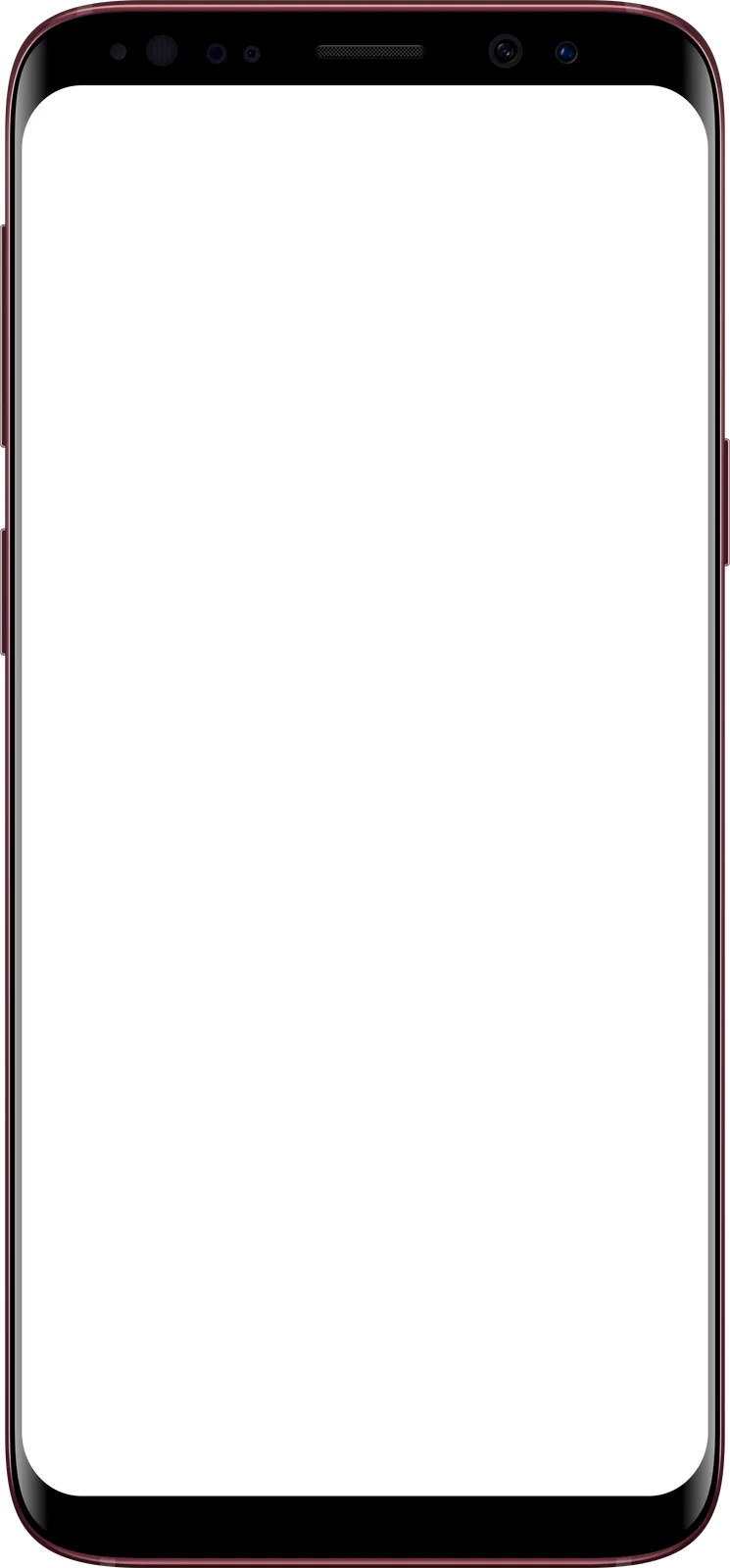 Samsung Galaxy S9 mockup frame