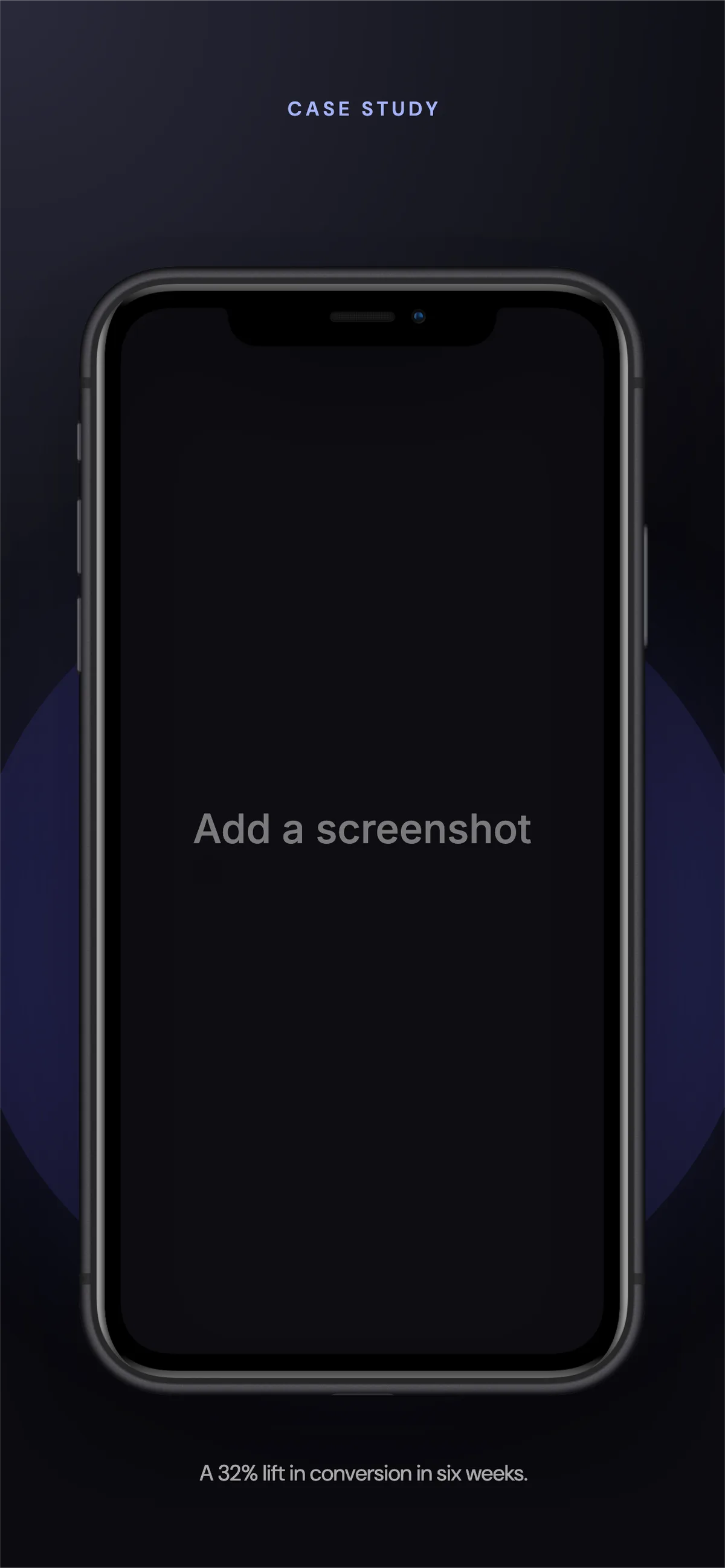 App Store iPhone 6.5" · Minimal template preview