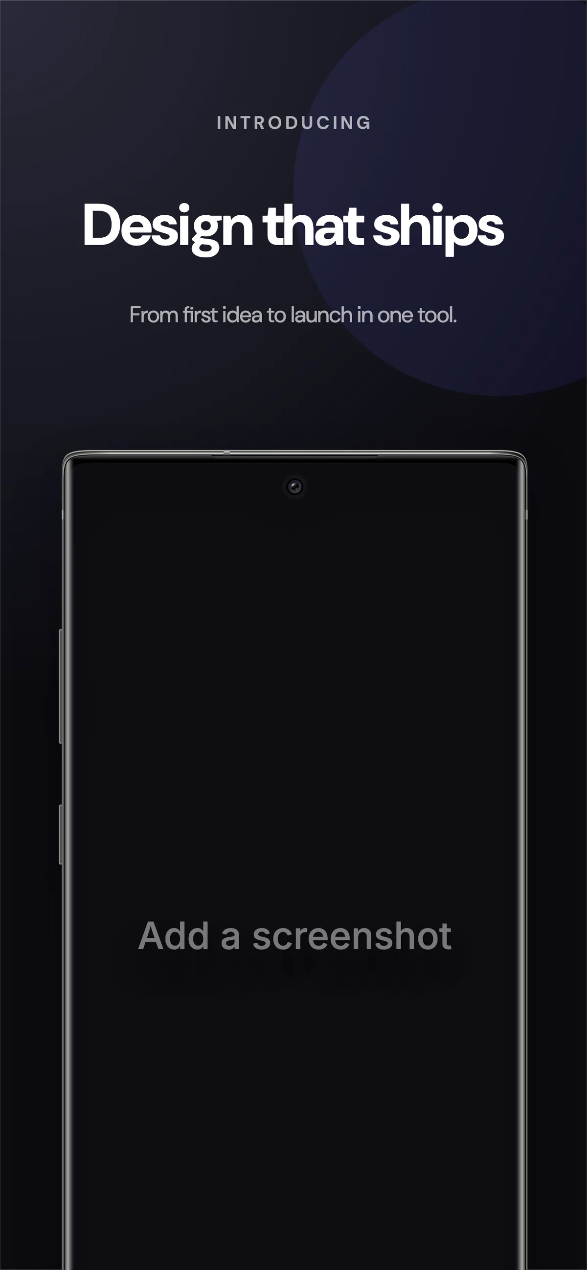 App Store iPhone 6.5" · Phone hero template preview