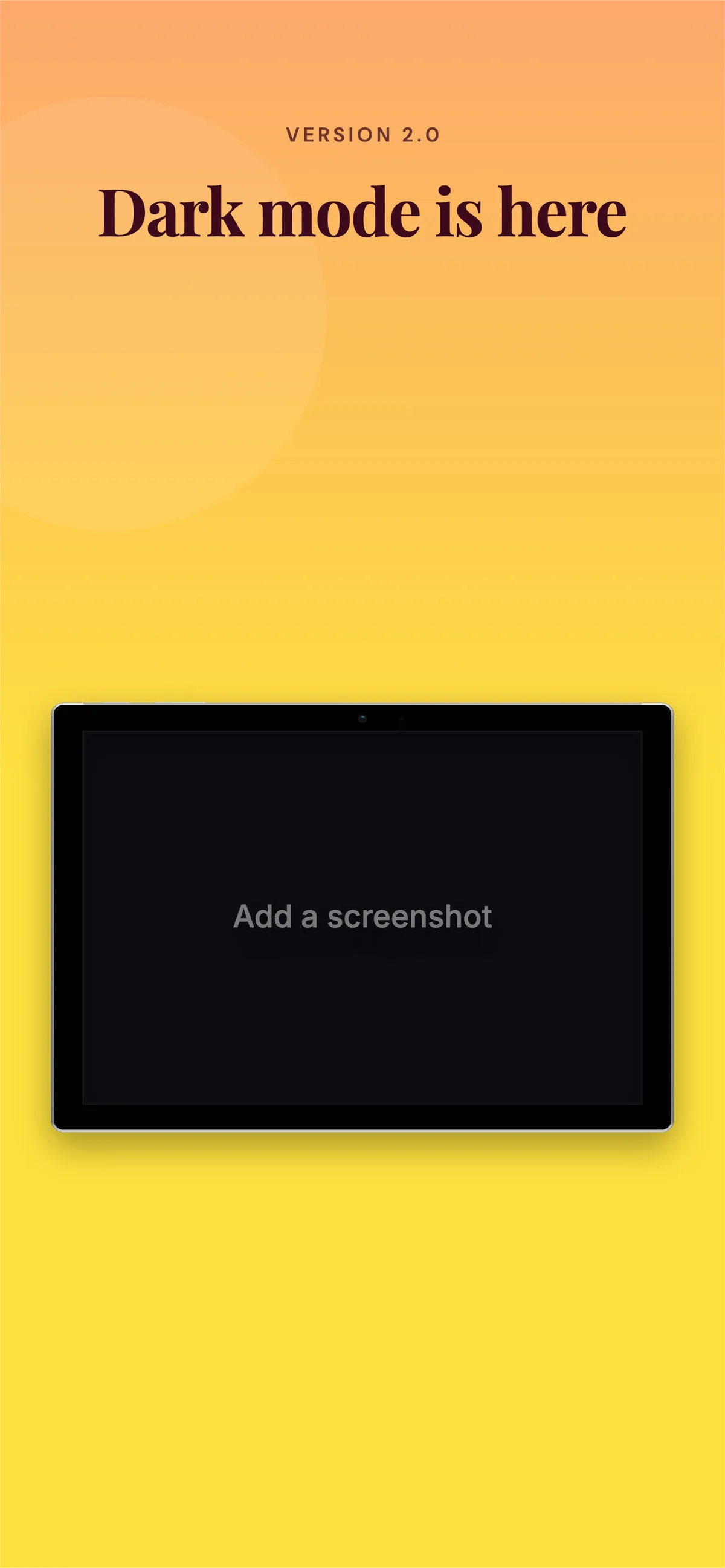 App Store iPhone 6.5" · Tablet template preview