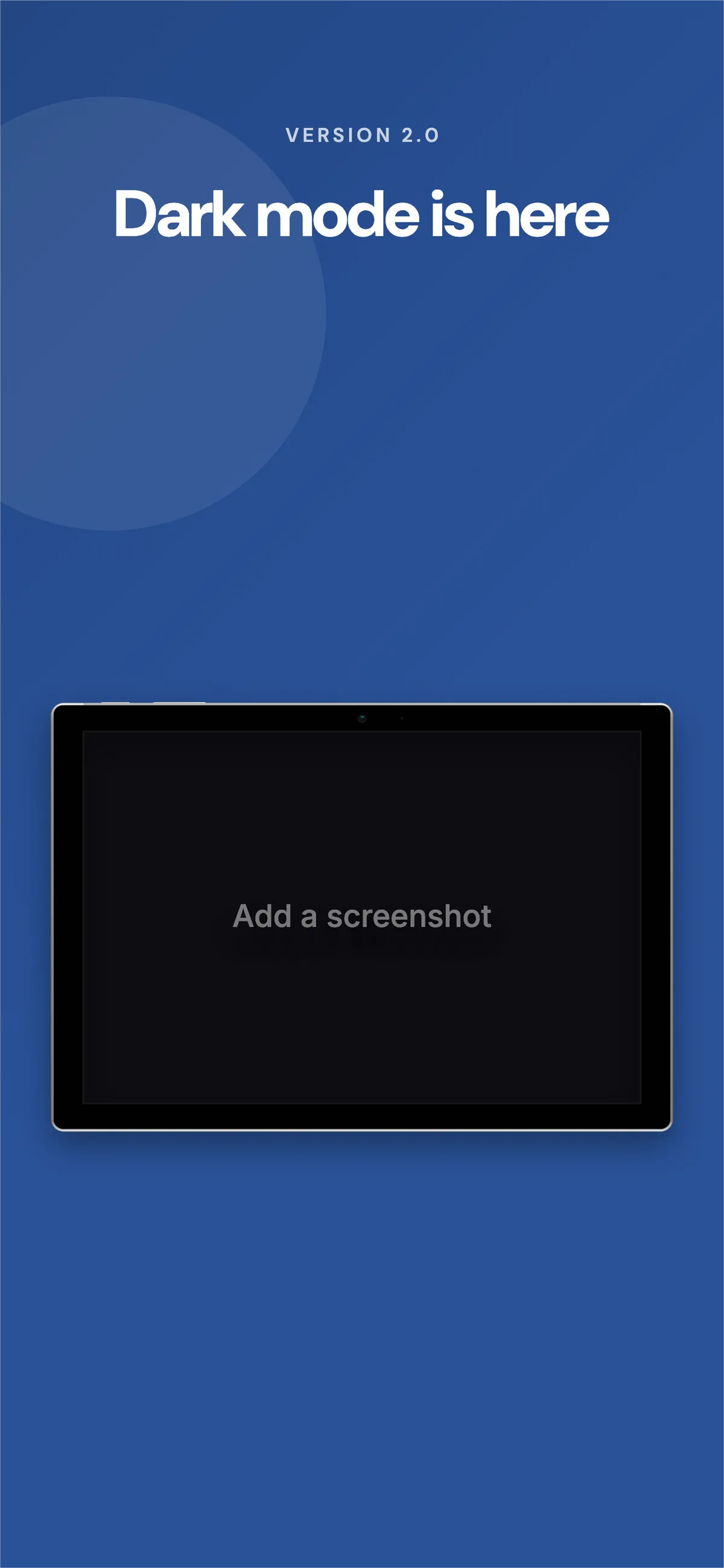 App Store iPhone 6.7" · Tablet template preview