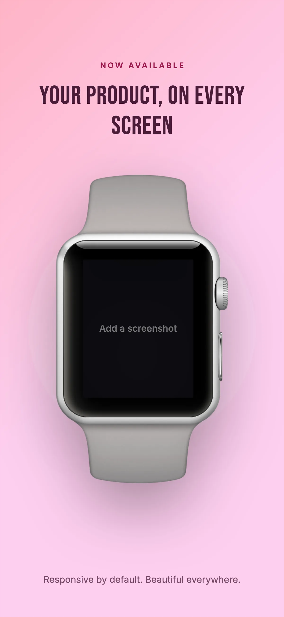 App Store iPhone 6.7" · Watch template preview
