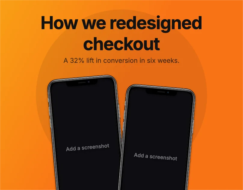 Behance Cover · Two phones template preview
