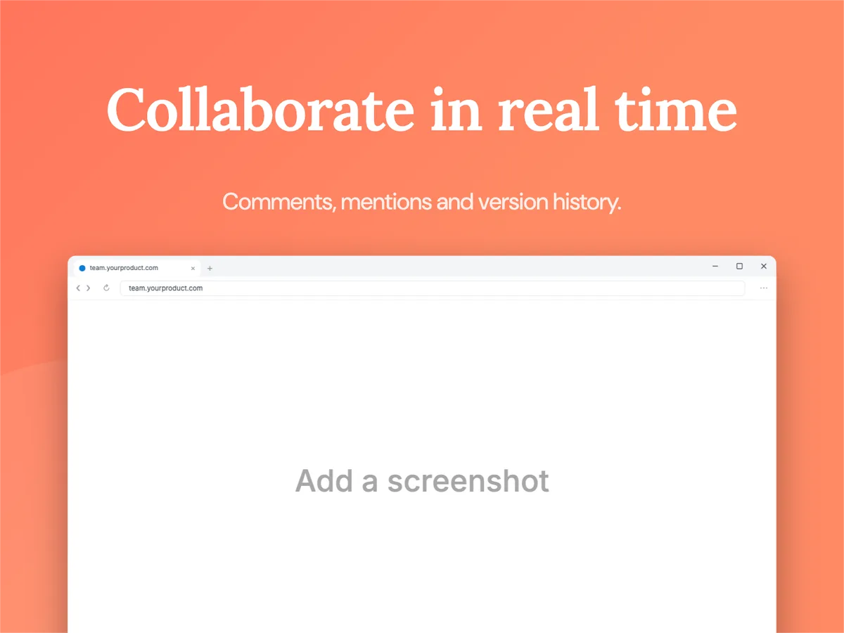 Dribbble Shot · Browser window template preview