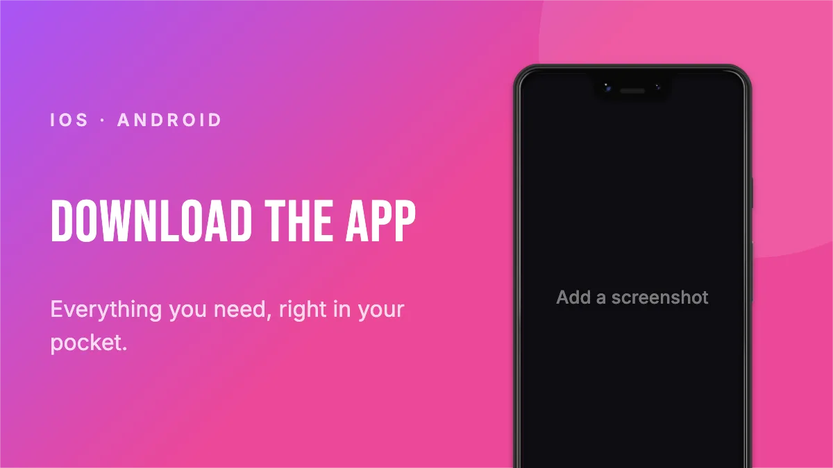 Mastodon Post · Phone hero template preview