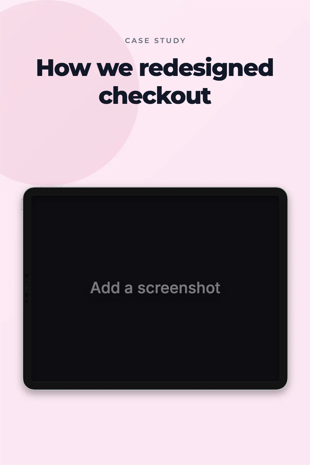 Pinterest Pin · Tablet template preview