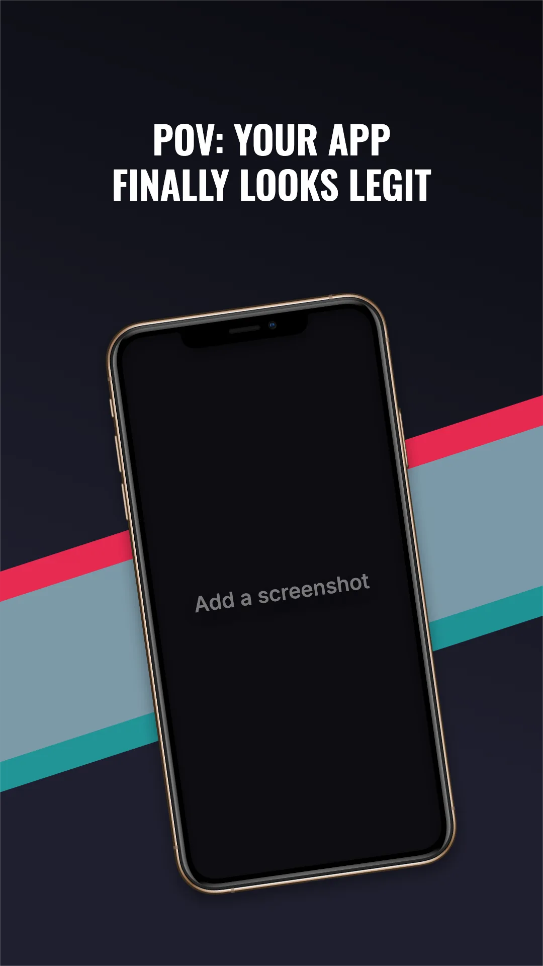 TikTok Video cover · Neon stripes template preview