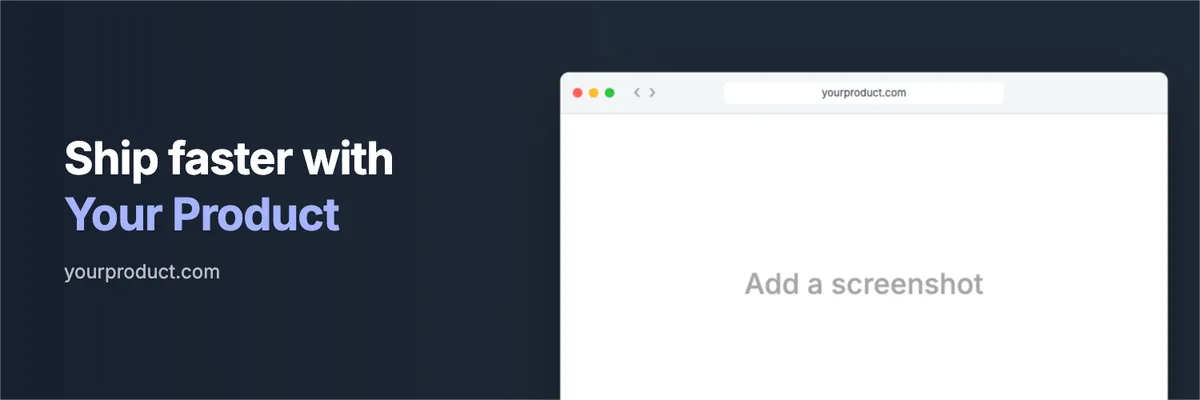 X / Twitter Cover · Safari window template preview